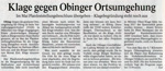 Zeitungsbericht Trostberger Tagblatt