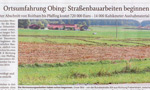 Zeitungsbericht aus dem Trostberger Tagblatt